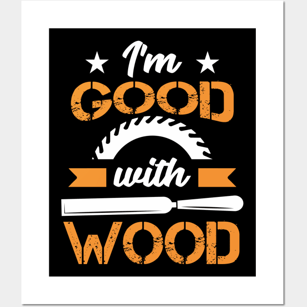 Woodworker Carpenter Lumberjack Wall Art by FamiLane